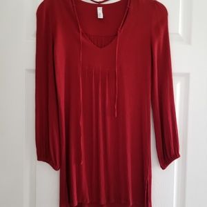 Long sleeve shirt dress